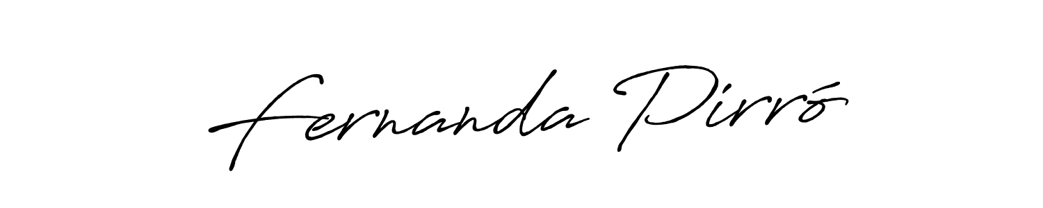 Make a beautiful signature design for name Fernanda Pirró. Use this online signature maker to create a handwritten signature for free. Fernanda Pirró signature style 7 images and pictures png