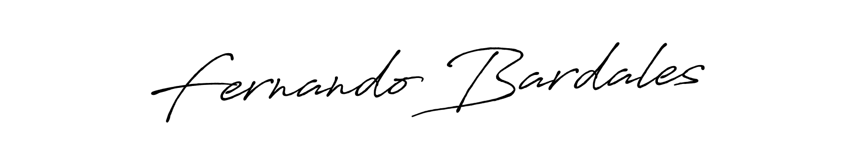Make a beautiful signature design for name Fernando Bardales. With this signature (Antro_Vectra_Bolder) style, you can create a handwritten signature for free. Fernando Bardales signature style 7 images and pictures png