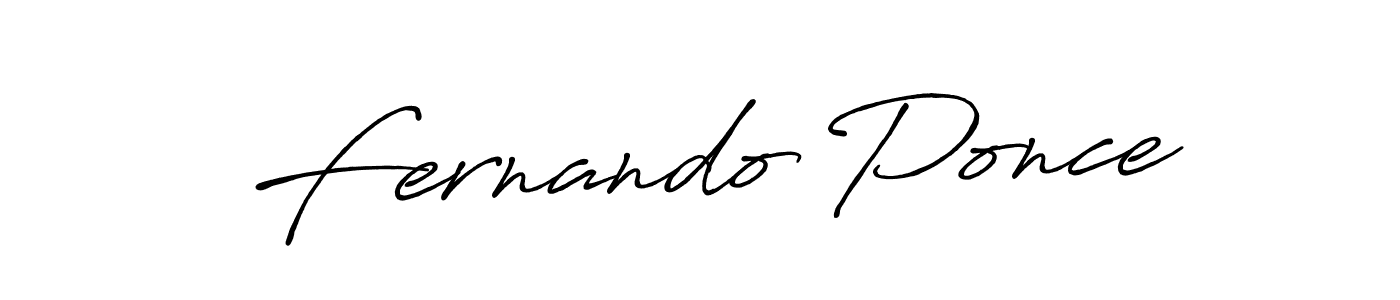 Use a signature maker to create a handwritten signature online. With this signature software, you can design (Antro_Vectra_Bolder) your own signature for name Fernando Ponce. Fernando Ponce signature style 7 images and pictures png
