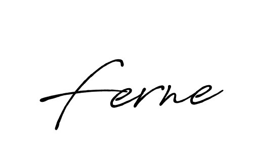 Design your own signature with our free online signature maker. With this signature software, you can create a handwritten (Antro_Vectra_Bolder) signature for name Ferne. Ferne signature style 7 images and pictures png