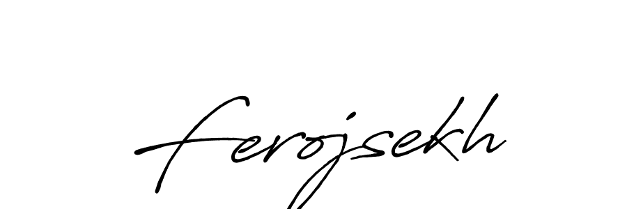 It looks lik you need a new signature style for name Ferojsekh. Design unique handwritten (Antro_Vectra_Bolder) signature with our free signature maker in just a few clicks. Ferojsekh signature style 7 images and pictures png