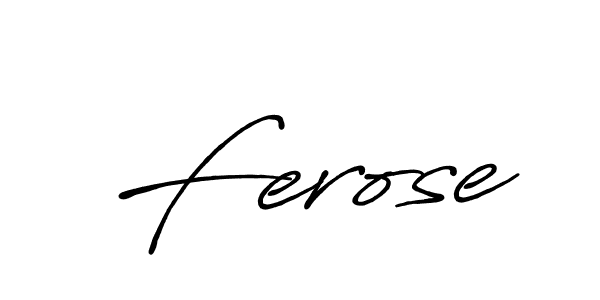 It looks lik you need a new signature style for name Ferose. Design unique handwritten (Antro_Vectra_Bolder) signature with our free signature maker in just a few clicks. Ferose signature style 7 images and pictures png