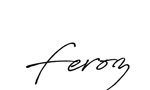 How to Draw Feroz signature style? Antro_Vectra_Bolder is a latest design signature styles for name Feroz. Feroz signature style 7 images and pictures png