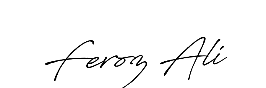 Make a beautiful signature design for name Feroz Ali. Use this online signature maker to create a handwritten signature for free. Feroz Ali signature style 7 images and pictures png