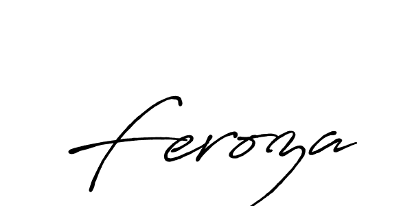 How to Draw Feroza signature style? Antro_Vectra_Bolder is a latest design signature styles for name Feroza. Feroza signature style 7 images and pictures png