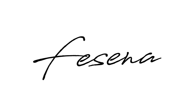 Make a beautiful signature design for name Fesena. With this signature (Antro_Vectra_Bolder) style, you can create a handwritten signature for free. Fesena signature style 7 images and pictures png