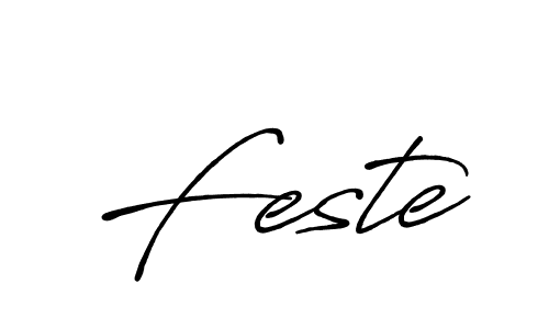It looks lik you need a new signature style for name Feste. Design unique handwritten (Antro_Vectra_Bolder) signature with our free signature maker in just a few clicks. Feste signature style 7 images and pictures png