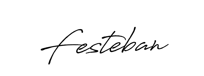 Create a beautiful signature design for name Festeban. With this signature (Antro_Vectra_Bolder) fonts, you can make a handwritten signature for free. Festeban signature style 7 images and pictures png