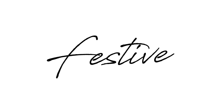 Festive stylish signature style. Best Handwritten Sign (Antro_Vectra_Bolder) for my name. Handwritten Signature Collection Ideas for my name Festive. Festive signature style 7 images and pictures png