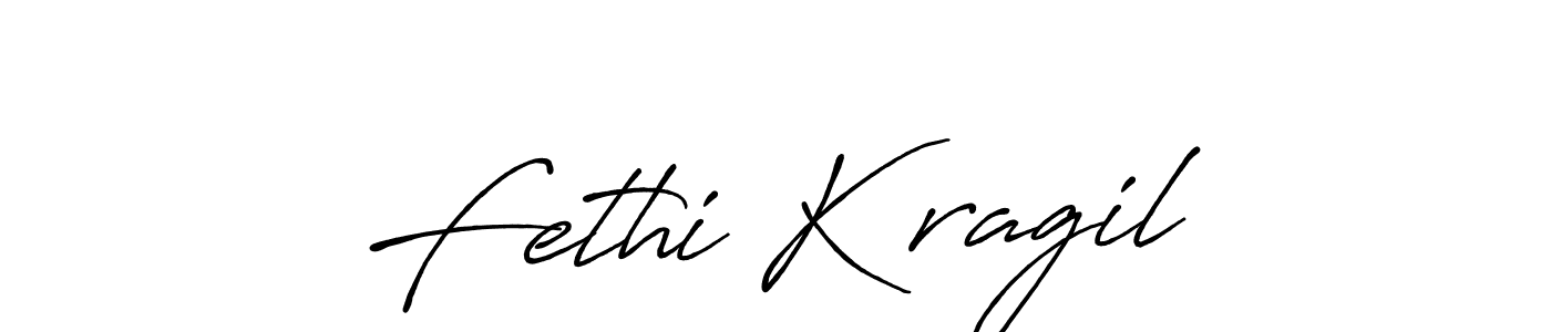 How to make Fethi Kıragil name signature. Use Antro_Vectra_Bolder style for creating short signs online. This is the latest handwritten sign. Fethi Kıragil signature style 7 images and pictures png