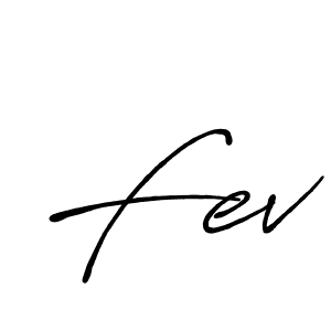Make a beautiful signature design for name Fev. With this signature (Antro_Vectra_Bolder) style, you can create a handwritten signature for free. Fev signature style 7 images and pictures png