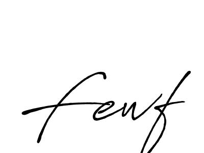 How to make Fewf name signature. Use Antro_Vectra_Bolder style for creating short signs online. This is the latest handwritten sign. Fewf signature style 7 images and pictures png