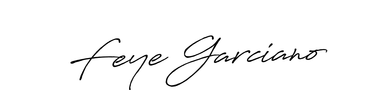 Design your own signature with our free online signature maker. With this signature software, you can create a handwritten (Antro_Vectra_Bolder) signature for name Feye Garciano. Feye Garciano signature style 7 images and pictures png