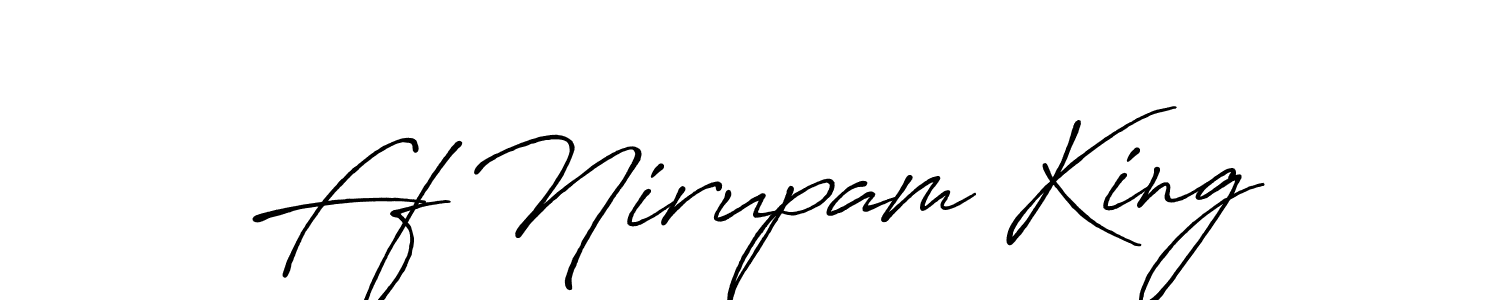 Make a beautiful signature design for name Ff Nirupam King. Use this online signature maker to create a handwritten signature for free. Ff Nirupam King signature style 7 images and pictures png