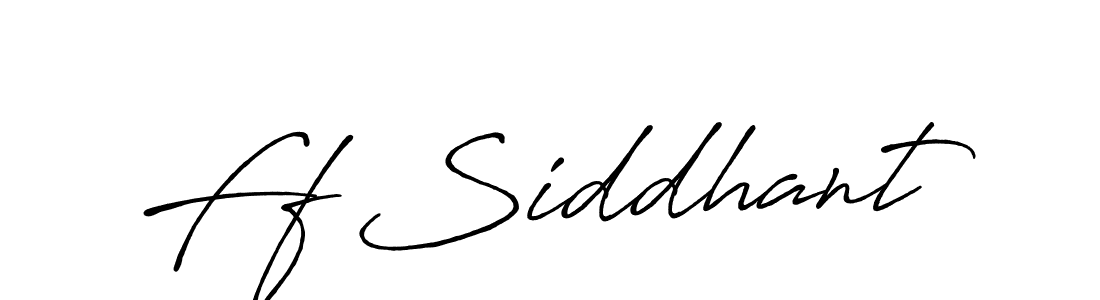 Also You can easily find your signature by using the search form. We will create Ff Siddhant name handwritten signature images for you free of cost using Antro_Vectra_Bolder sign style. Ff Siddhant signature style 7 images and pictures png