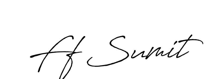 Make a beautiful signature design for name Ff Sumit. Use this online signature maker to create a handwritten signature for free. Ff Sumit signature style 7 images and pictures png