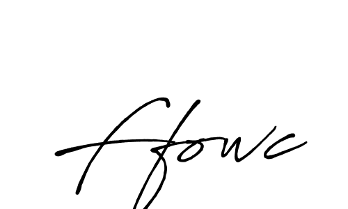 How to make Ffowc name signature. Use Antro_Vectra_Bolder style for creating short signs online. This is the latest handwritten sign. Ffowc signature style 7 images and pictures png