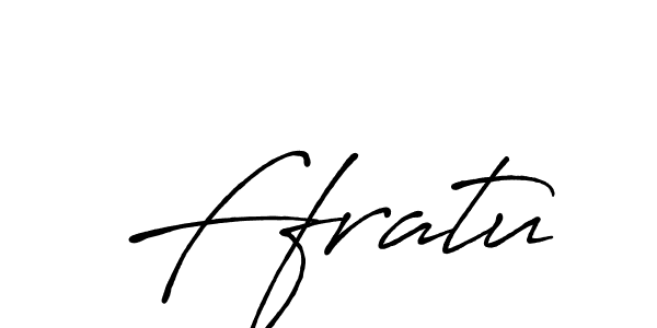 You should practise on your own different ways (Antro_Vectra_Bolder) to write your name (Ffratu) in signature. don't let someone else do it for you. Ffratu signature style 7 images and pictures png