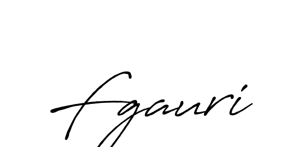 Create a beautiful signature design for name Fgauri. With this signature (Antro_Vectra_Bolder) fonts, you can make a handwritten signature for free. Fgauri signature style 7 images and pictures png