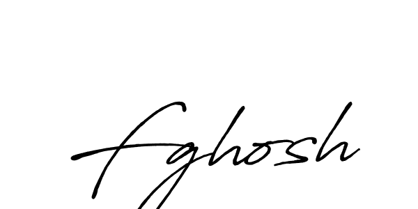 How to make Fghosh name signature. Use Antro_Vectra_Bolder style for creating short signs online. This is the latest handwritten sign. Fghosh signature style 7 images and pictures png