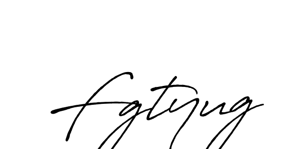 Design your own signature with our free online signature maker. With this signature software, you can create a handwritten (Antro_Vectra_Bolder) signature for name Fgtyug. Fgtyug signature style 7 images and pictures png