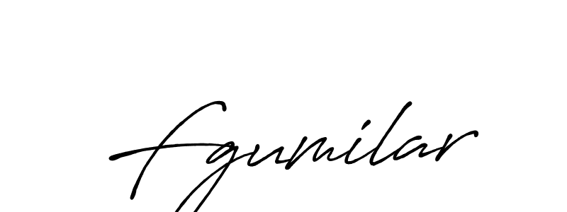 How to make Fgumilar name signature. Use Antro_Vectra_Bolder style for creating short signs online. This is the latest handwritten sign. Fgumilar signature style 7 images and pictures png