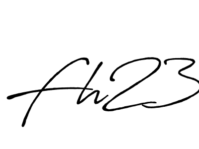 if you are searching for the best signature style for your name Fh23. so please give up your signature search. here we have designed multiple signature styles  using Antro_Vectra_Bolder. Fh23 signature style 7 images and pictures png