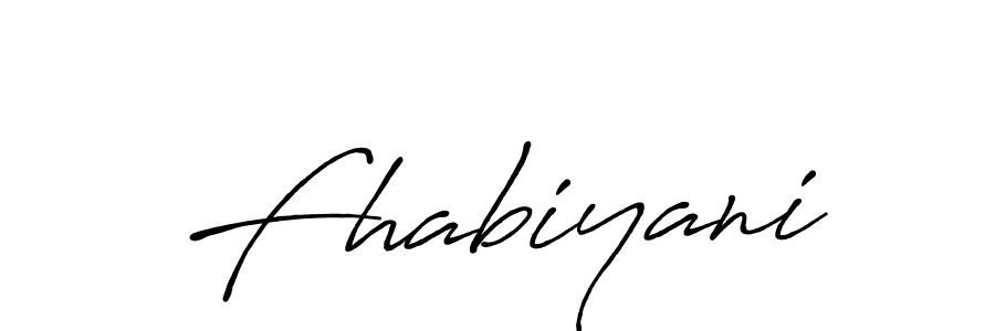 The best way (Antro_Vectra_Bolder) to make a short signature is to pick only two or three words in your name. The name Fhabiyani include a total of six letters. For converting this name. Fhabiyani signature style 7 images and pictures png