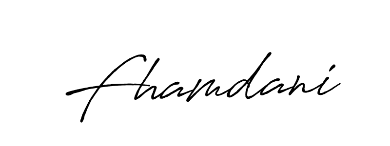 Once you've used our free online signature maker to create your best signature Antro_Vectra_Bolder style, it's time to enjoy all of the benefits that Fhamdani name signing documents. Fhamdani signature style 7 images and pictures png