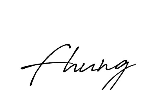 Similarly Antro_Vectra_Bolder is the best handwritten signature design. Signature creator online .You can use it as an online autograph creator for name Fhung. Fhung signature style 7 images and pictures png