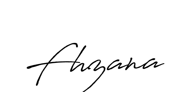 Make a beautiful signature design for name Fhzana. With this signature (Antro_Vectra_Bolder) style, you can create a handwritten signature for free. Fhzana signature style 7 images and pictures png