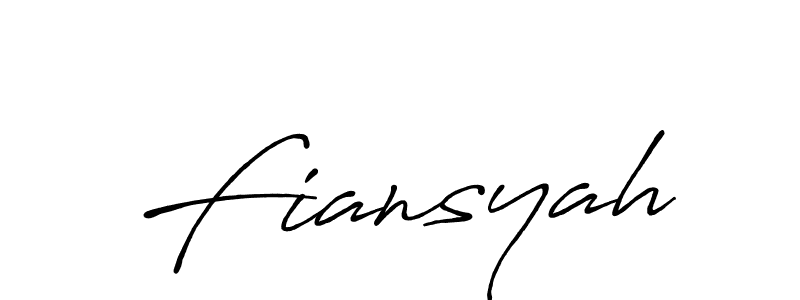 How to make Fiansyah name signature. Use Antro_Vectra_Bolder style for creating short signs online. This is the latest handwritten sign. Fiansyah signature style 7 images and pictures png