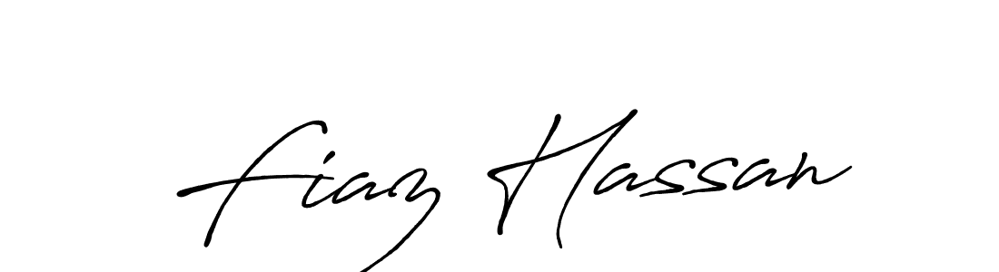 Use a signature maker to create a handwritten signature online. With this signature software, you can design (Antro_Vectra_Bolder) your own signature for name Fiaz Hassan. Fiaz Hassan signature style 7 images and pictures png