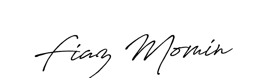 It looks lik you need a new signature style for name Fiaz Momin. Design unique handwritten (Antro_Vectra_Bolder) signature with our free signature maker in just a few clicks. Fiaz Momin signature style 7 images and pictures png