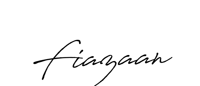How to make Fiazaan name signature. Use Antro_Vectra_Bolder style for creating short signs online. This is the latest handwritten sign. Fiazaan signature style 7 images and pictures png