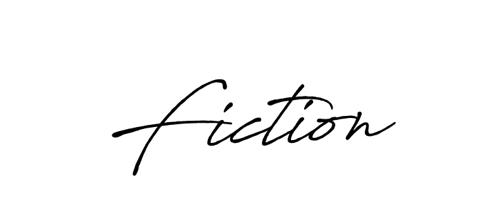 Create a beautiful signature design for name Fiction. With this signature (Antro_Vectra_Bolder) fonts, you can make a handwritten signature for free. Fiction signature style 7 images and pictures png