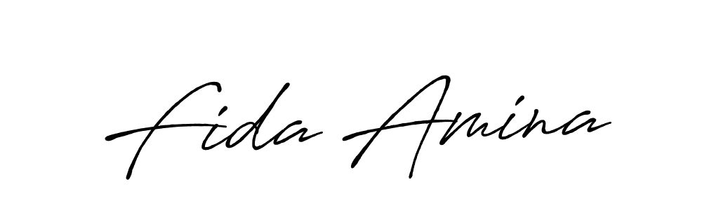 Antro_Vectra_Bolder is a professional signature style that is perfect for those who want to add a touch of class to their signature. It is also a great choice for those who want to make their signature more unique. Get Fida Amina name to fancy signature for free. Fida Amina signature style 7 images and pictures png