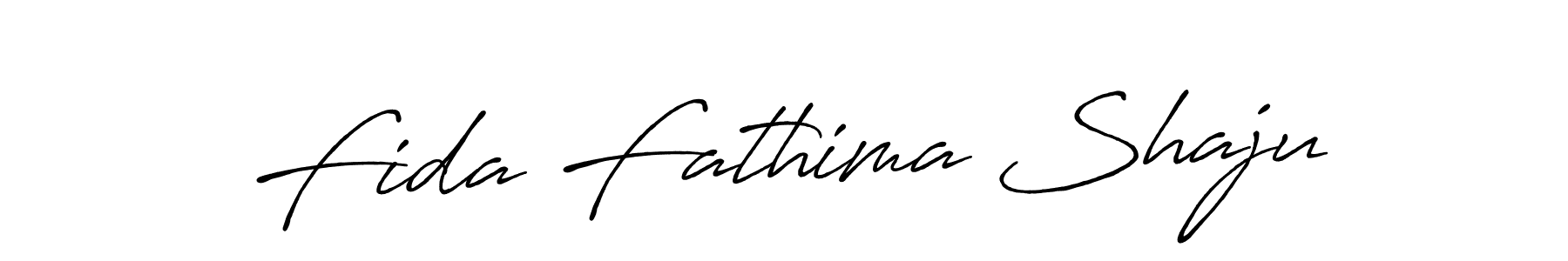 Fida Fathima Shaju stylish signature style. Best Handwritten Sign (Antro_Vectra_Bolder) for my name. Handwritten Signature Collection Ideas for my name Fida Fathima Shaju. Fida Fathima Shaju signature style 7 images and pictures png