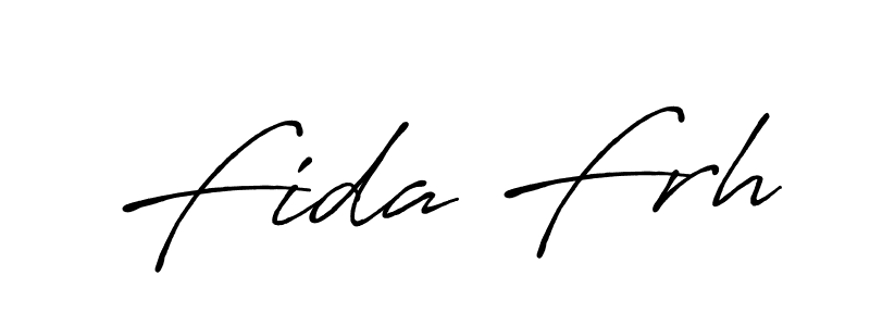 Make a beautiful signature design for name Fida Frh. Use this online signature maker to create a handwritten signature for free. Fida Frh signature style 7 images and pictures png