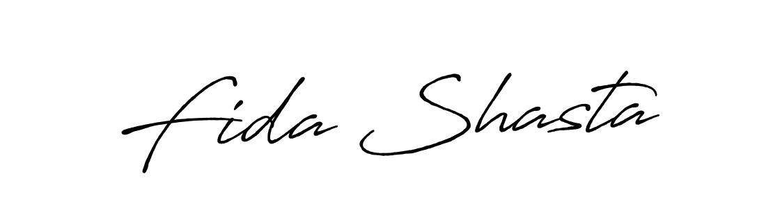 if you are searching for the best signature style for your name Fida Shasta. so please give up your signature search. here we have designed multiple signature styles  using Antro_Vectra_Bolder. Fida Shasta signature style 7 images and pictures png