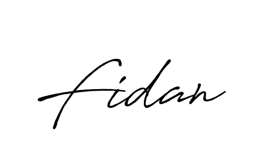 Make a beautiful signature design for name Fidan. Use this online signature maker to create a handwritten signature for free. Fidan signature style 7 images and pictures png