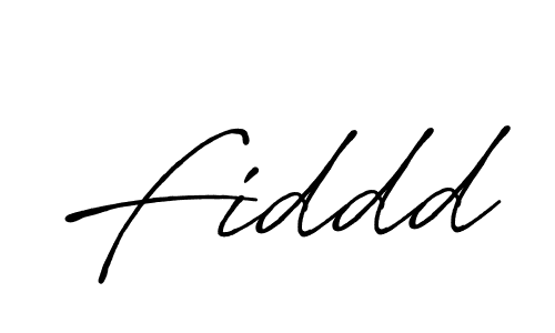 Design your own signature with our free online signature maker. With this signature software, you can create a handwritten (Antro_Vectra_Bolder) signature for name Fiddd. Fiddd signature style 7 images and pictures png