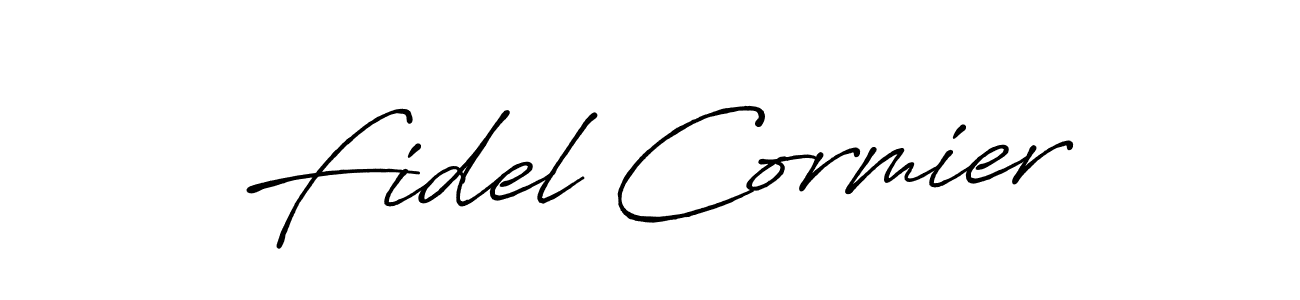 Design your own signature with our free online signature maker. With this signature software, you can create a handwritten (Antro_Vectra_Bolder) signature for name Fidel Cormier. Fidel Cormier signature style 7 images and pictures png