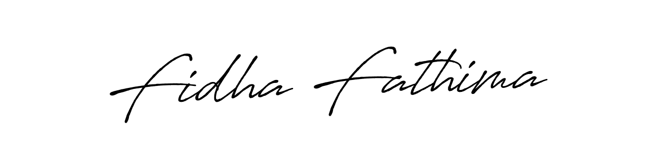 Fidha Fathima stylish signature style. Best Handwritten Sign (Antro_Vectra_Bolder) for my name. Handwritten Signature Collection Ideas for my name Fidha Fathima. Fidha Fathima signature style 7 images and pictures png