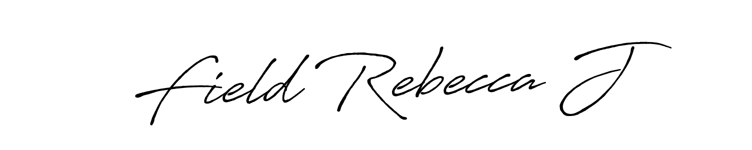 Also we have Field Rebecca J name is the best signature style. Create professional handwritten signature collection using Antro_Vectra_Bolder autograph style. Field Rebecca J signature style 7 images and pictures png