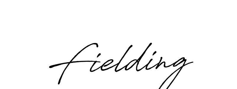 Fielding stylish signature style. Best Handwritten Sign (Antro_Vectra_Bolder) for my name. Handwritten Signature Collection Ideas for my name Fielding. Fielding signature style 7 images and pictures png