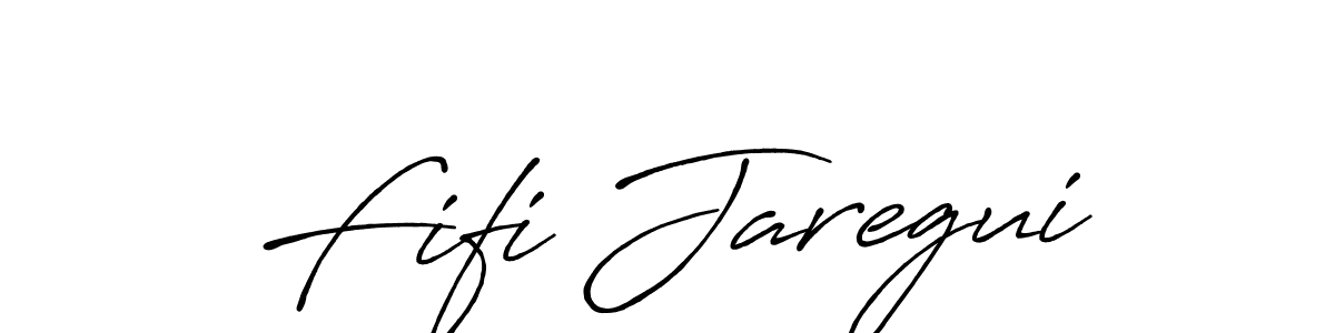 Similarly Antro_Vectra_Bolder is the best handwritten signature design. Signature creator online .You can use it as an online autograph creator for name Fifi Jaregui. Fifi Jaregui signature style 7 images and pictures png