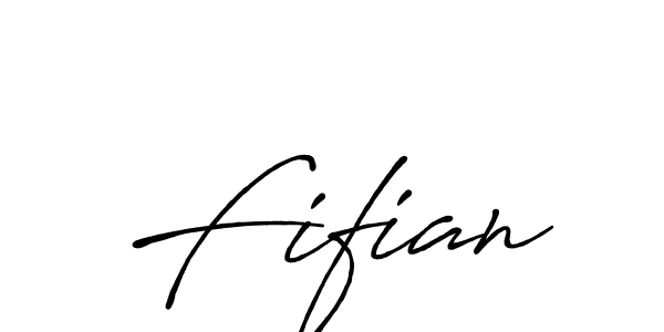 The best way (Antro_Vectra_Bolder) to make a short signature is to pick only two or three words in your name. The name Fifian include a total of six letters. For converting this name. Fifian signature style 7 images and pictures png