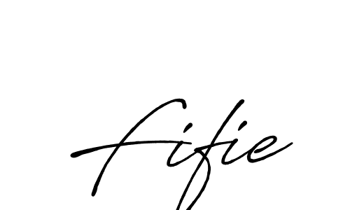 Also we have Fifie name is the best signature style. Create professional handwritten signature collection using Antro_Vectra_Bolder autograph style. Fifie signature style 7 images and pictures png