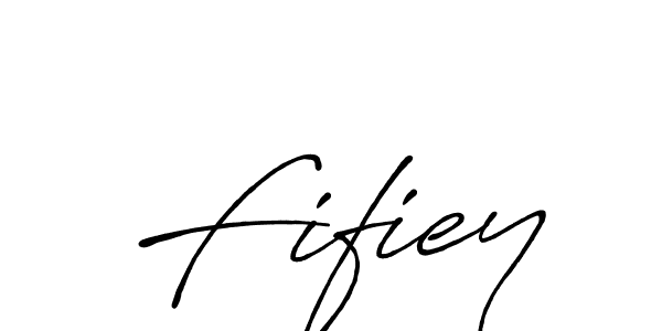 Make a beautiful signature design for name Fifiey. With this signature (Antro_Vectra_Bolder) style, you can create a handwritten signature for free. Fifiey signature style 7 images and pictures png